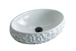 Изображение товара Раковина Gid Lago 9030wf 51187 48 см овальная белая с накладным монтажем