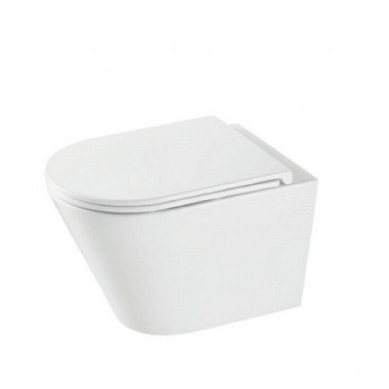 Изображение товара Подвесной унитаз grossman Торнадо GR-4403SQ безободковый, с микролифтом и системой торнадо