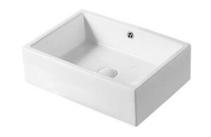 Изображение товара Раковина Gid Geometrico N9129 51125 51 см прямоугольная фаянс белая