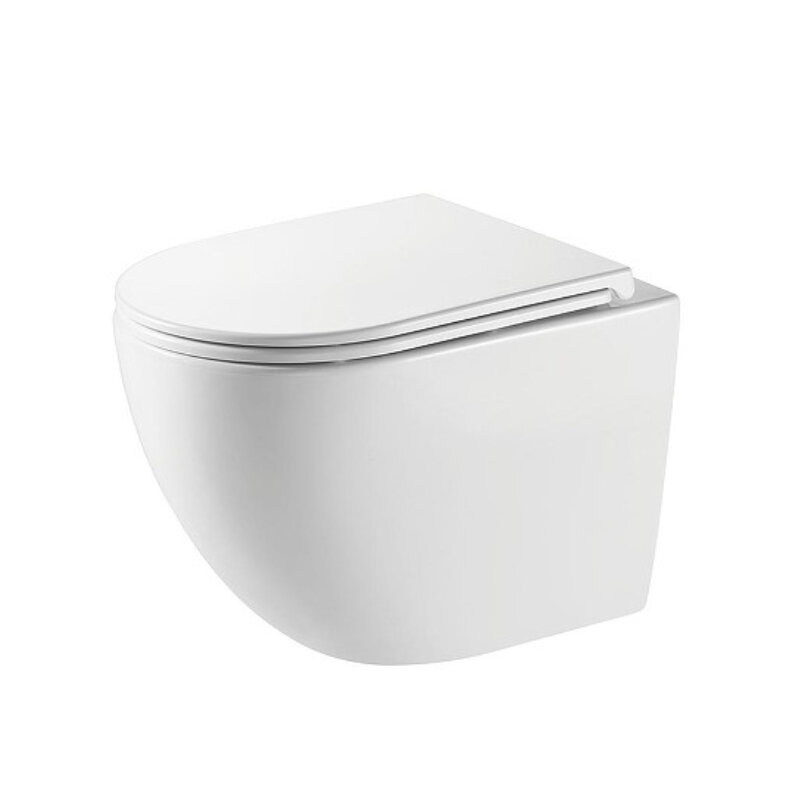 Изображение товара Подвесной унитаз Grossman Торнадо GR-4411SQC безободковый белый глянец