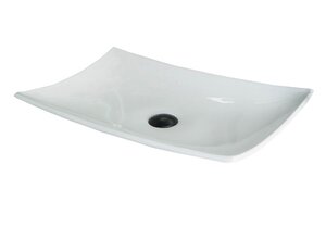 Изображение товара Раковина Gid Creativo N9177 51170, белая фаянсовая накладная 60 см