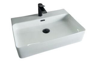 Изображение товара Раковина Gid Geometrico N9256 51172 60 см белая фаянс накладная Испания