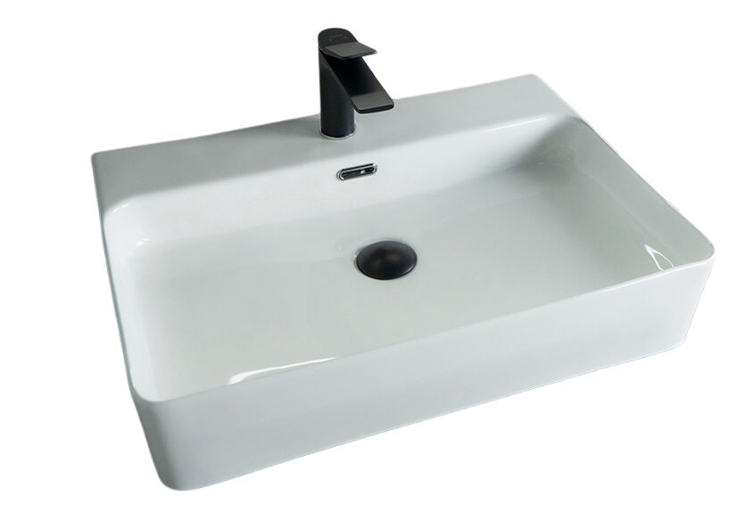 Изображение товара Раковина Gid Geometrico N9256 51172, 60 см, фаянс, белая