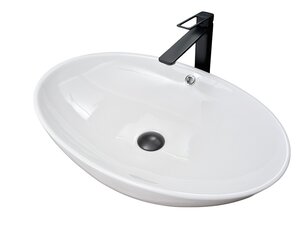 Изображение товара Раковина Gid Lago N9007 51207, 63 см, фаянс, белая 