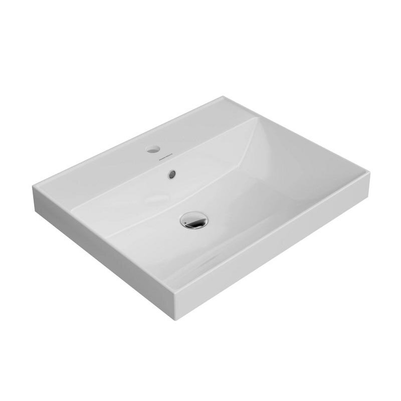 Изображение товара Раковина Kerama Marazzi Cubo/Кубо CU.wb.60 60см, белая глянцевая Изображение товара Раковина Kerama Marazzi Cubo/Кубо CU.wb.60 60см, белая глянцевая