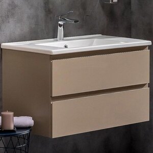 Изображение товара Тумба под раковину Armadi Art Capolda 849-085-LA, 85 см, цвет latte