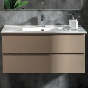 Изображение товара Тумба под раковину Armadi Art Capolda 849-100-LA, 100 см, цвет latte