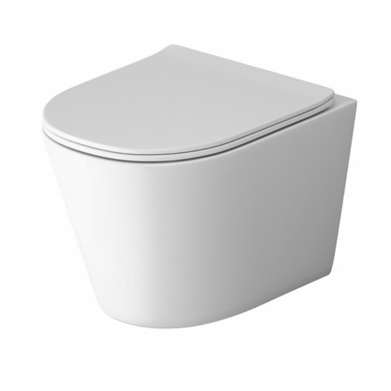 Изображение товара Подвесной унитаз торнадо Grossman GR-4477MSQ безободковый белый матовый