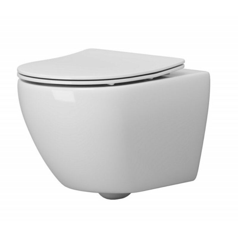 Изображение товара Подвесной безободковый унитаз Grossman Торнадо GR-4457SQ с микролифтом и системой торнадо