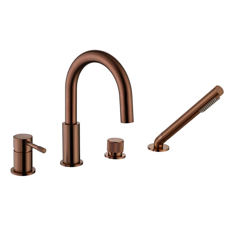 Изображение товара Врезной смеситель для ванны Boheme Uno 460-BRB бронза брашированная Турция