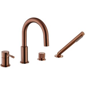 Изображение товара Врезной смеситель для ванны Boheme Uno 460-CB медь брашированная Турция