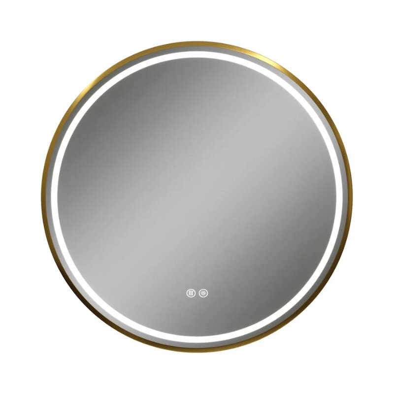 Изображение товара Зеркало Maretti Elena EA1460R21EL 60x60 см с LED-подсветкой и сенсорным выключателем золото