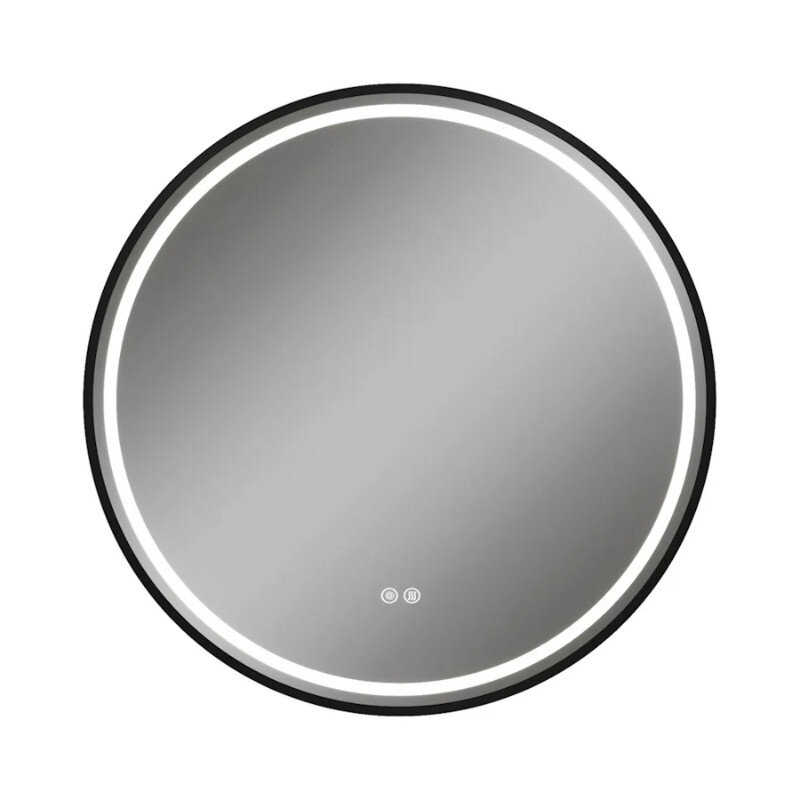 Изображение товара Зеркало Maretti Elena EA1460R03EL с LED-подсветкой 60 х 60 см черное