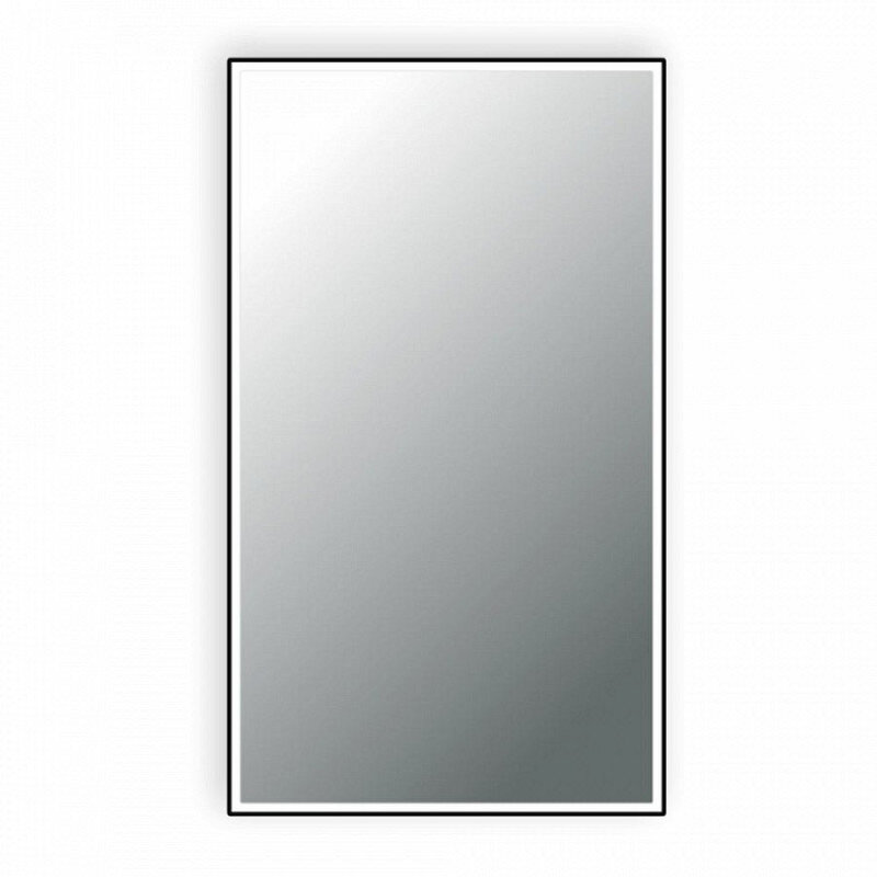 Изображение товара Зеркало Maretti Umbria UM144070P32EL, 40 см, LED подсветка, сенсорный выключатель, цвет рамы черный