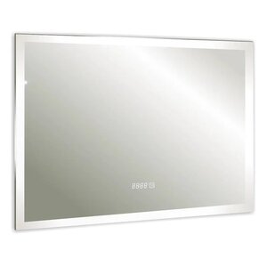 Изображение товара Зеркало Silver Mirrors Norma-4 LED-00002458, 120 х 80 см, с LED-подсветкой, сенсором, часами