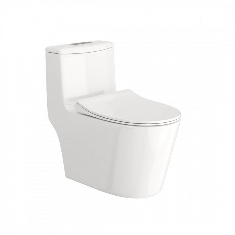 Изображение товара Напольный унитаз Maretti Florenza FL10MNBM17-844 безободковый с микролифтом и двойным сливом