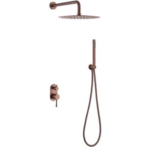 Изображение товара Душевая система Boheme Uno, верхний и ручной душ, латунь медь брашированная