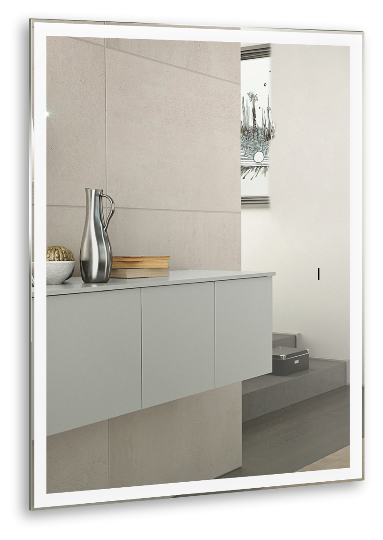 Изображение товара Зеркало Silver Mirrors Norma LED-00002804, 70 х 90 см, с LED-подсветкой, бесконтактным сенсором Изображение товара Зеркало Silver Mirrors Norma LED-00002804, 70 х 90 см, с LED-подсветкой, бесконтактным сенсором