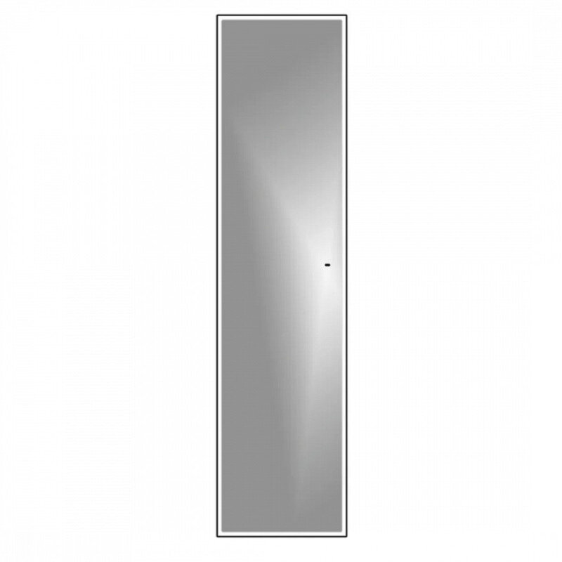 Изображение товара Зеркало Maretti Umbria UM1445175P18EL, 45 см, LED подсветка, сенсорный выключатель, цвет рамы черный