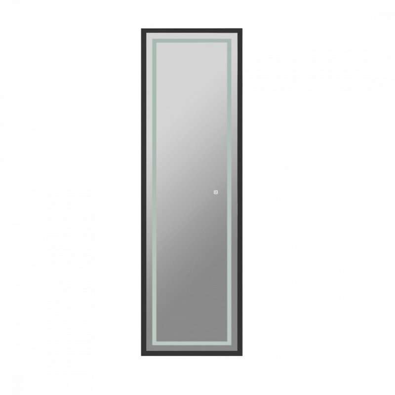 Изображение товара Зеркало Maretti Umbria UM1449165P18EL, 49 см, LED подсветка, сенсорный выключатель, цвет рамы черный