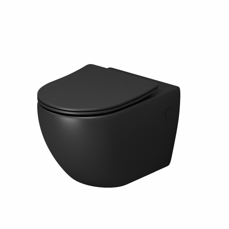 Изображение товара Подвесной унитаз Grossman Торнадо GR-4411BMSQ черный матовый