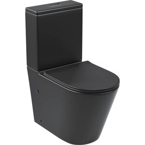 Изображение товара Унитаз напольный безободковый Grossman GR-4458BMS черный матовый с микролифтом