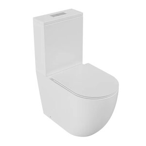 Изображение товара Унитаз напольный Grossman Торнадо GR-4494SQ, безободковый, крышка-сиденье микролифт, белый