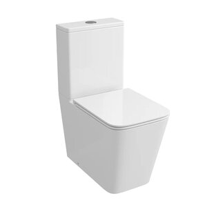 Изображение товара Унитаз напольный Grossman Торнадо GR-4418SQ, безободковый, крышка-сиденье микролифт, белый