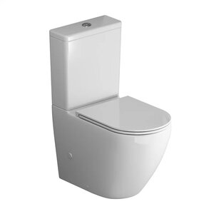 Изображение товара Универсальный напольный унитаз Grossman Торнадо GR-4407SQ безободковый с микролифтом