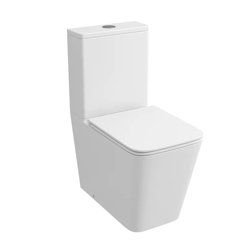 Изображение товара Унитаз напольный Grossman Торнадо GR-4418MSQ безободковый белый матовый