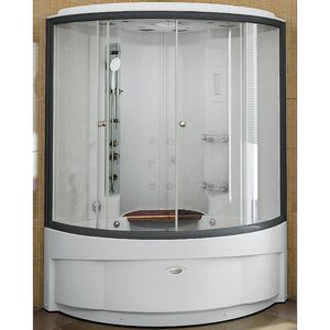 Изображение товара Душевой бокс Радомир Даниэла 1-04-6-0-0-0730, 140 х 140 см, стекло прозрачное, профиль черный