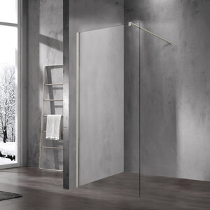 Изображение товара Душевая стенка Vincea Walk-In VSW-1H100CLBN 100 см прозрачное стекло профилем никель