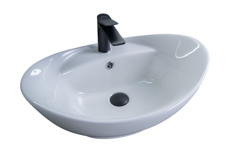 Изображение товара Раковина Gid Lago N9018 51107, 59 см, фаянс, белая 