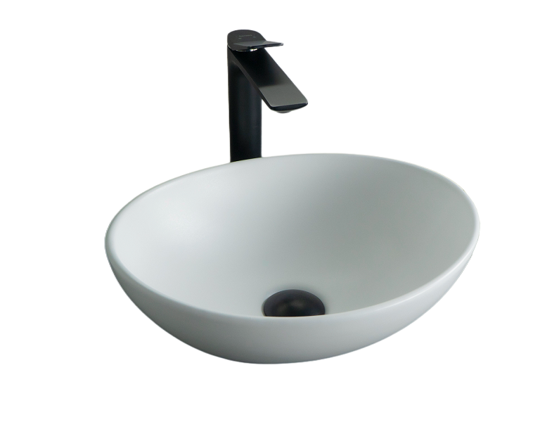 Изображение товара Раковина Gid Lago N900 51164, 41 см, фаянс, белая матовая