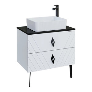 Изображение товара Тумба под раковину Grossman Вива 107012, 70 см, напольная, цвет белый глянец