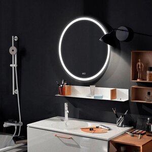 Изображение товара Зеркало Silver Mirrors Perla neo - 2, LED-00002420, 77 см, с LED-подсветкой, сенсором и подогревом
