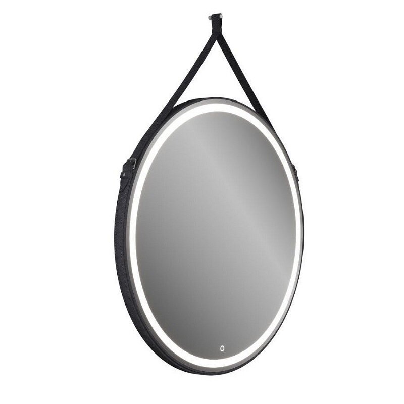 Изображение товара Интерьерное зеркало Maretti Chiara с LED подсветкой 80 см круглая черный