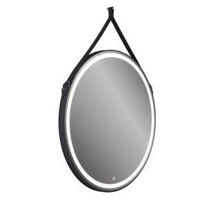 Изображение товара Зеркало интерьерное Maretti Chiara CH1480R33EL, 80 х 80 см, LED подсветка, сенсорный выключатель, цвет рамы черный