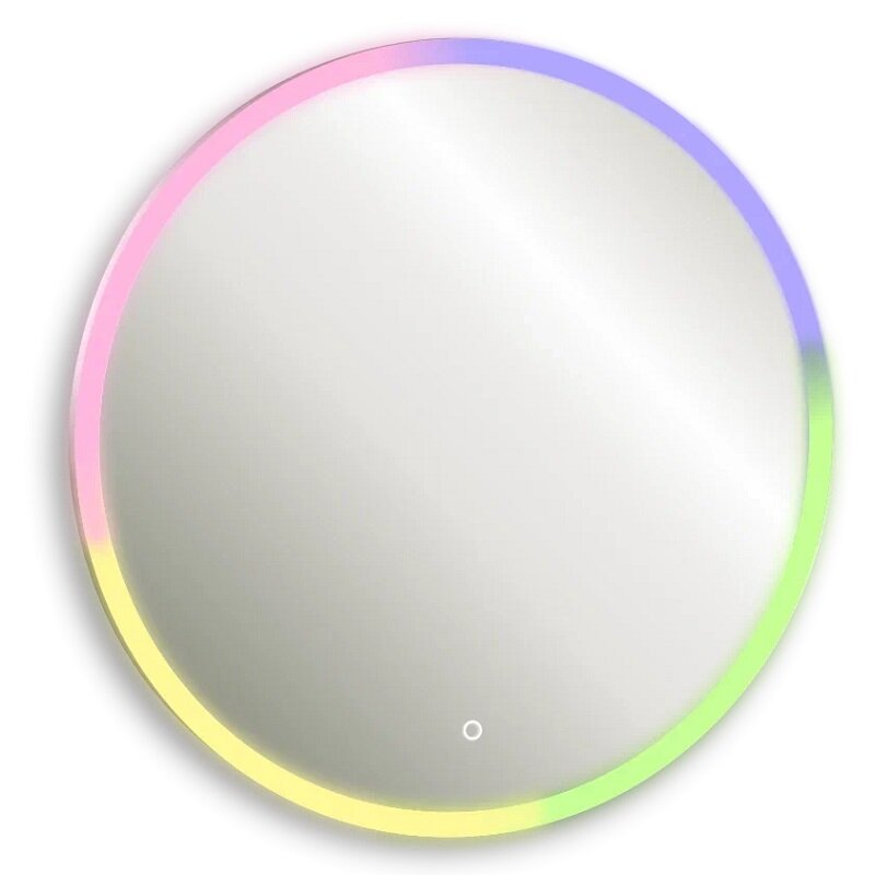 Изображение товара Зеркало Silver Mirrors Perla LED с RGB-подсветкой 77см, сенсор, белое