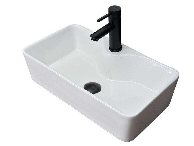 Изображение товара Раковина Gid Geometrico N9092 51202, 55 см, фаянс, белая Изображение товара Раковина Gid Geometrico N9092 51202, 55 см, фаянс, белая