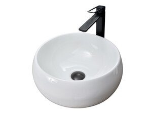 Изображение товара Раковина Gid Esfera N9140 51213 40 см белая фаянс накладная без отверстия