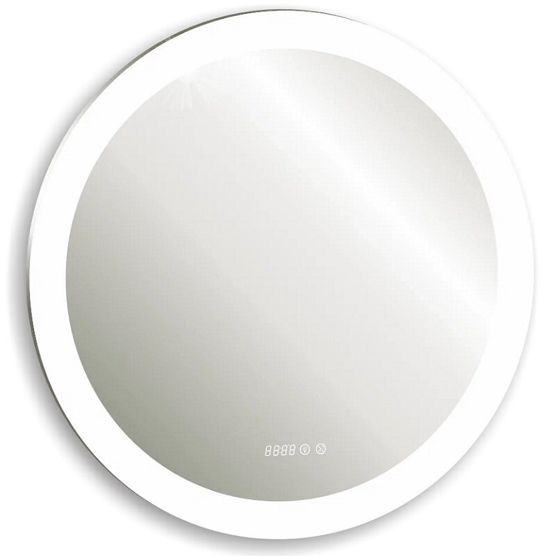 Изображение товара Зеркало Silver Mirrors Перла ФР-00001046 77 см с LED-подсветкой и часами