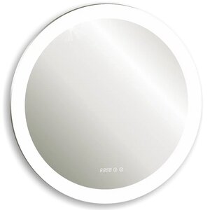 Изображение товара Зеркало Silver Mirrors Перла с LED-подсветкой, подогревом и часами 77 см