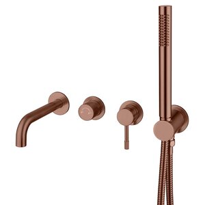 Изображение товара Смеситель для ванны и душа Boheme Uno 464-3-BRB бронза брашированная