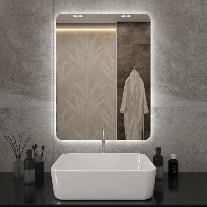 Изображение товара Зеркало Maretti Florenza с LED подсветкой 60x80 см влагостойкое