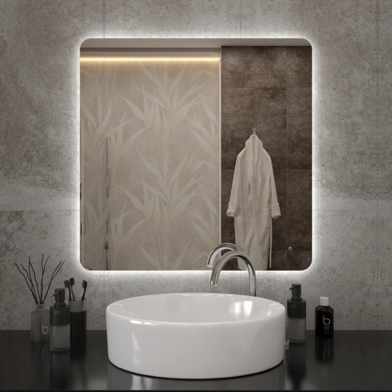 Изображение товара Зеркало Maretti Florenza с LED подсветкой 80x80 см сенсорное