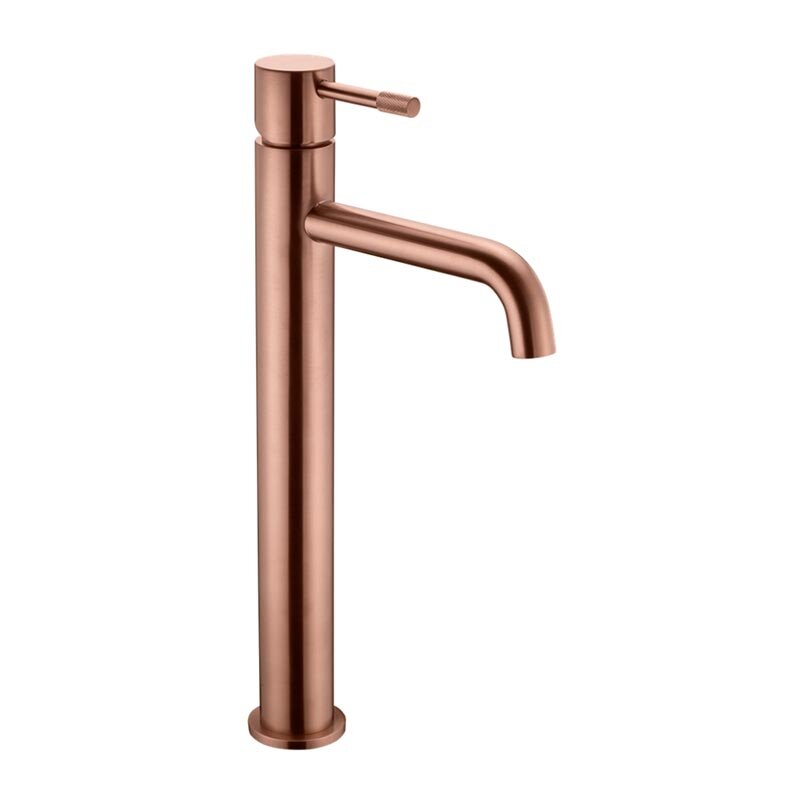 Изображение товара Смеситель Boheme Uno 462-CB для раковины, высокий, медь брашированная