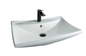 Изображение товара Раковина Gid Geometrico N9111 51122 60 см фаянс белая для ванной комплект