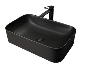 Изображение товара Раковина Gid Geometrico Bm9599 61 см черная матовая фаянс