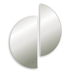 Изображение товара Зеркало Silver Mirrors Пиано LED-00002569, 100 см, с подсветкой, бесконтактный сенсор, два элемента, цвет белый